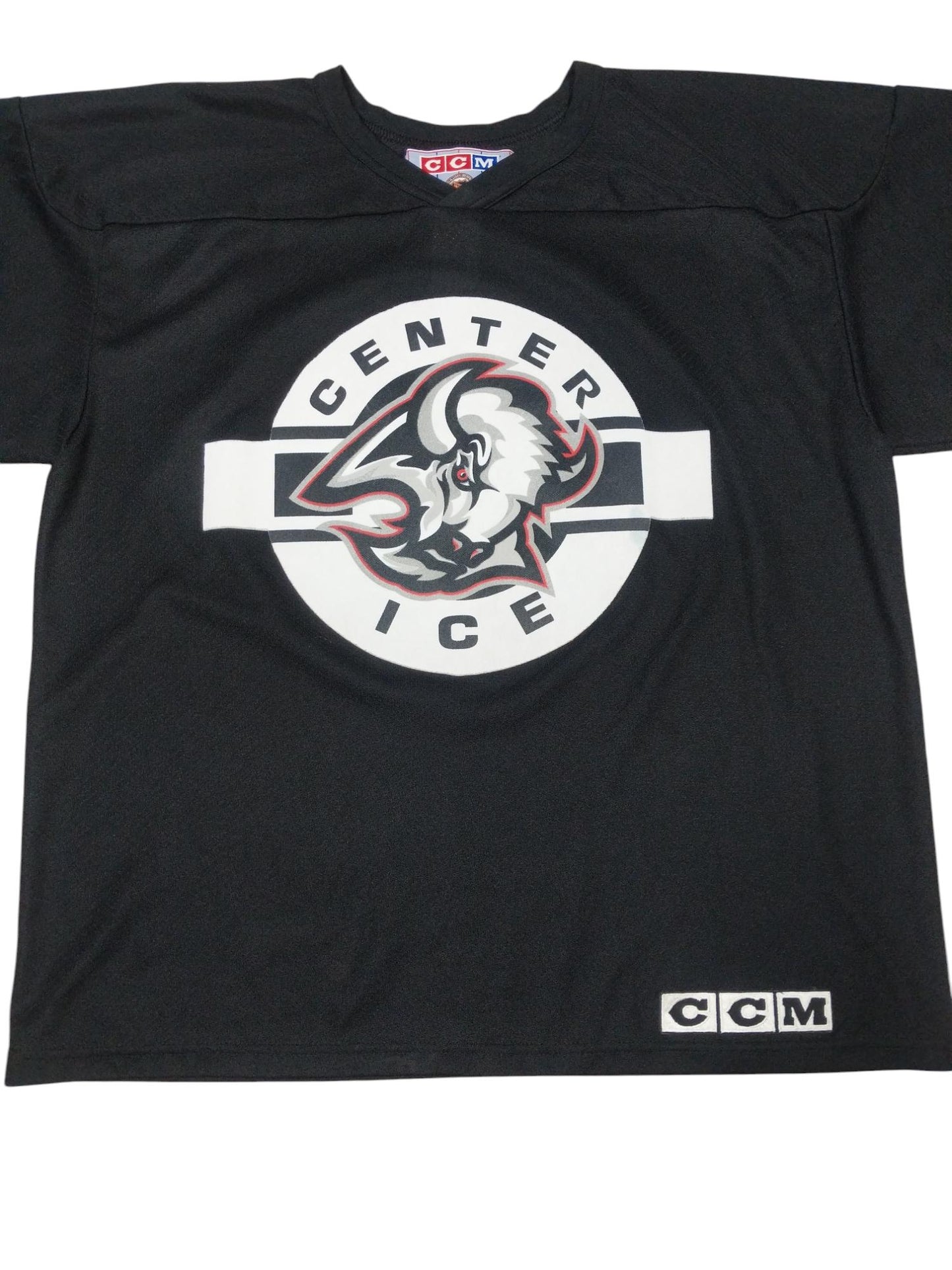 Vintage 90's Buffalo Sabres CCM Center Ice Practice Jersey Sweater Tshirt Sweatshirt Jacket Hat Cap