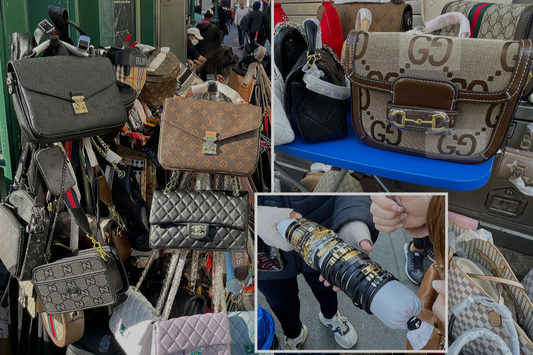 There are many different places you will find real luxury high end bags but I promise you it'll never be on the street.