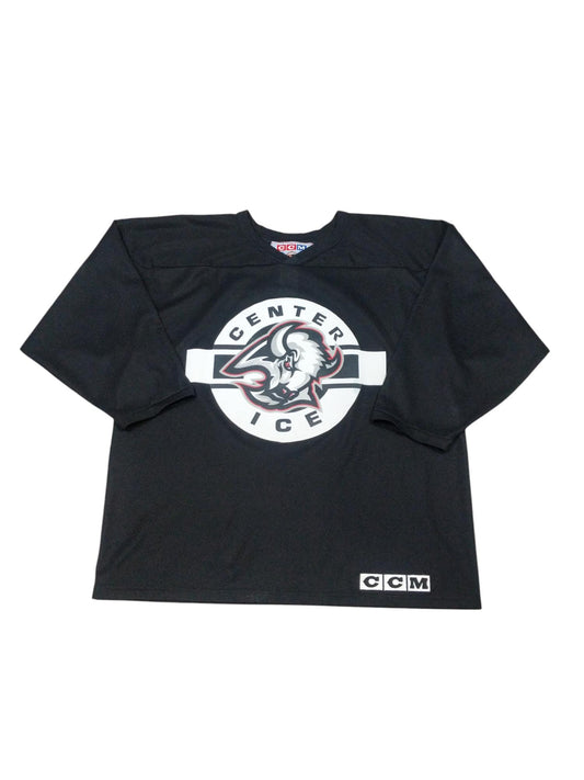 Vintage 90's Buffalo Sabres CCM Center Ice Practice Jersey Sweater Tshirt Sweatshirt Jacket Hat Cap
